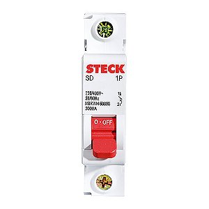 Disjuntor Serie Sd61 16a 1p Curva C 3ka Steck