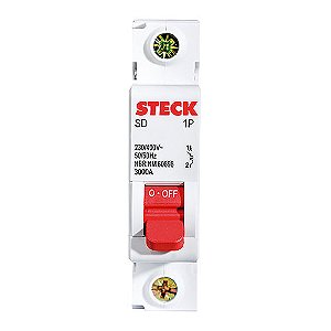 Disjuntor Serie Sd61 32a 1p Curva C 3ka Steck
