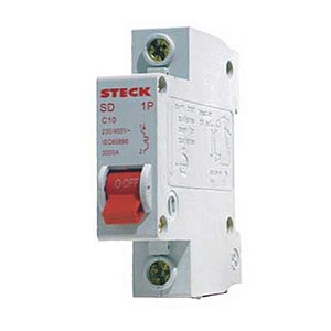 Disjuntor Serie Sd61 50a 1p Curva C 3ka Steck