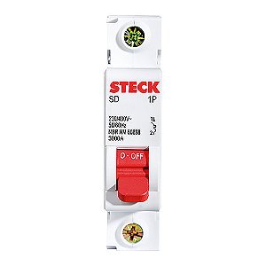 Disjuntor Serie Sd61 63a 1p Curva C 3ka Steck