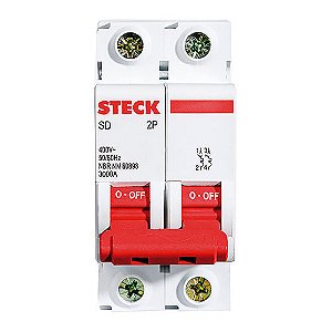 Disjuntor Serie Sd62 50a 2p Curva C 3ka Steck