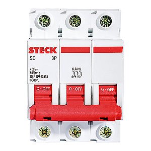 Disjuntor Din Tripolar 32a Curva C Sd63 ? Steck