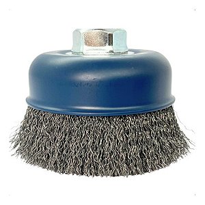 Escova Aco Copo Ondulado 100mm X M14 7259