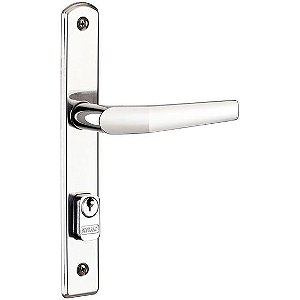 Fechadura Externa Perfil Estreito 0520 Cromada Soprano