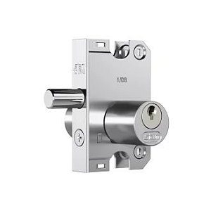 Fechadura Porta Vidro Cr2001 Redonda Stam