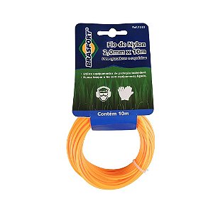 Fio Nylon Redondo 2,0mm 10m