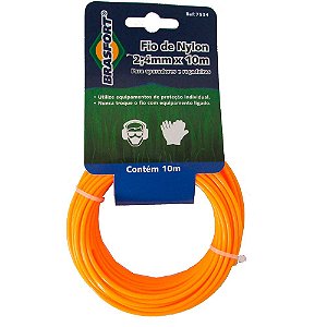 Fio Nylon Redondo 2,4mm 10m
