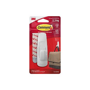 Gancho Adesivo Plastivo Branco 2,3kg 3m