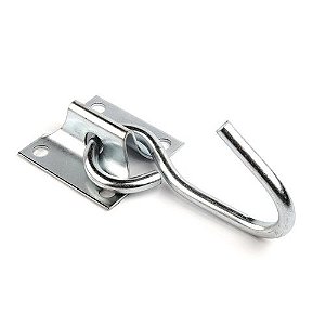 Gancho Rede Parafusar Zincado Unitario Max