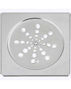 Grelha Inox Quadrada 10cm Fixa