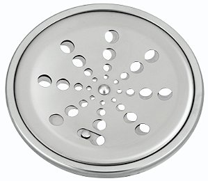 Grelha Inox Redonda 150mm Cromada