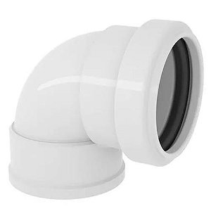 Joelho Esgoto (D) 90 X 40mm com Anel Tigre