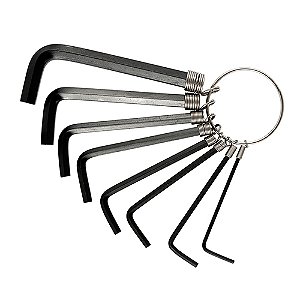 Jogo Chave Allen 1,5 a 6,0mm 8 Pecas 5nr