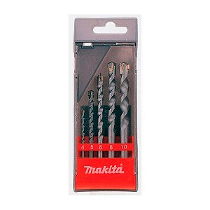 Kit Broca Videa com 5 Pecas 4 a 10mm  D-03894 Makita