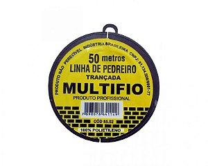 Linha Pedreiro 50m Multifio Trançada Polibel