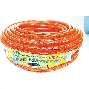Mangueira Água 1/2 X 2mm Trançada Jetplus Laranja Ibira (Metro)