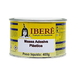 Massa Plastica 400gr Branca Ibere