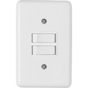 Modulo Embutir 1 Simples + 1 Paralelo 6a Stylus Ilumi