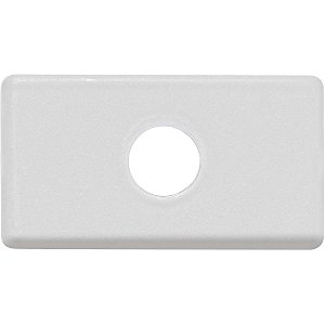 Modulo Tampo Furo 9,5 Mm Modular Liz Branco