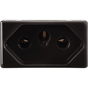 Modulo Tomada 2p+t 10a/250v Modular Liz Grafite