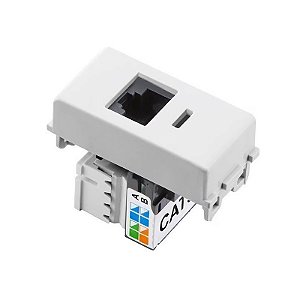 Modulo Tomada Rj45 Modular Liz Branca