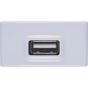 Modulo Tomada Usb Modular Liz Branca