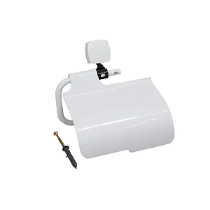 Papeleira C/ Protecao Branca Valeplast