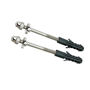 Parafuso de Fixacao Inox C/canopla Abs S-8 (Par) Cr
