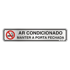 Placa Sinal. 05X25 "ar Condicionado"