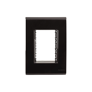 Placa/suporte 4x2 3 Postos Liz Grafite