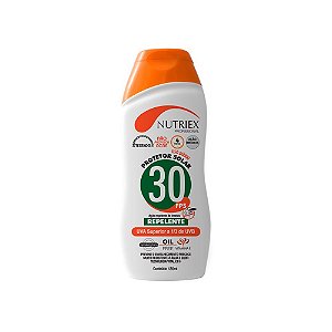 Protetor Solar Fator 30 C/ Repelente 120ml Nutriex