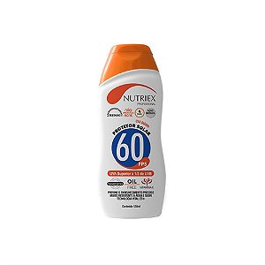 Protetor Solar Fator 60 Uva 120ml Nutriex