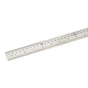 Regua Aco Inoxidavel 30cm Brasfort