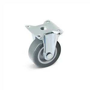 Rodizio Fixo Placa 2" 30kg Leve Schioppa