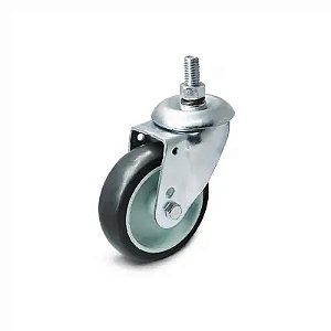 Rodizio Giratorio Parafuso 4" 80kg Rodcar