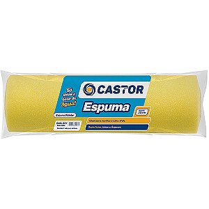Rolo Espuma Amarelo 23cm S/cabo Castor