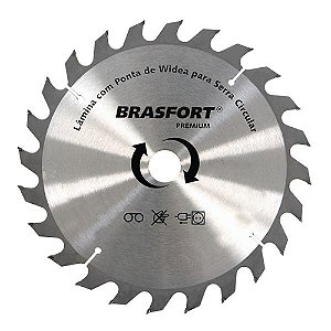 Serra Circular P/ Madeira 185mm 7.1/4 X 24 X 16 24d Brasfort