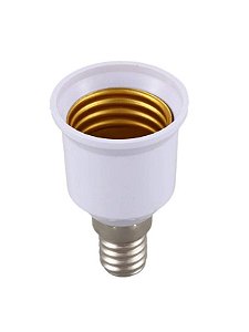 Soquete Adaptador E14 para E27