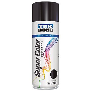 Spray Geral Preto Bril 350ml Tekbond