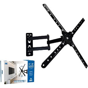 Suporte Tv 10 - 60" Tri Articulado C/ Inclinacao