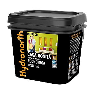 Tinta Acrilica 3.6L Casa Bonita Fosco Preto