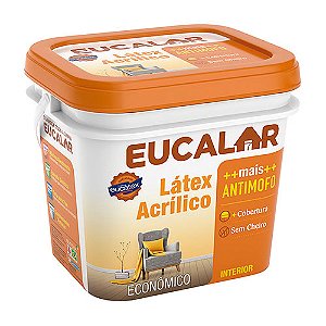 Tinta Latex Acrilico 3.6L Branco Eucalar