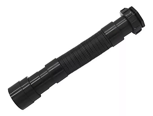 Tubo Extensivel Universal Sanfonado Black