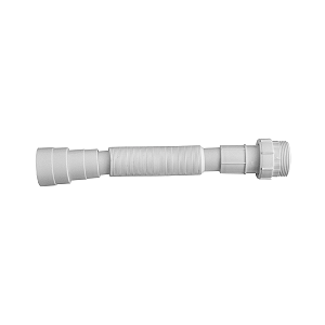 Tubo Extensivel Universal Sanfonado Branco