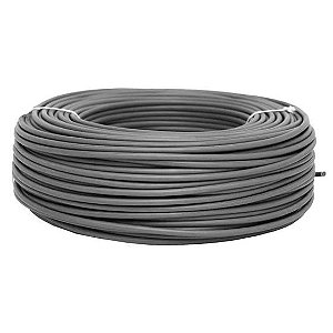 Fio Cabo Flexível (B) 1 X 2,5mm Pvc Cinza (Metro)
