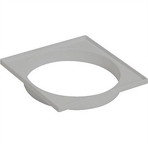 Porta Grelha Quadrada Cinza 10cm Amanco