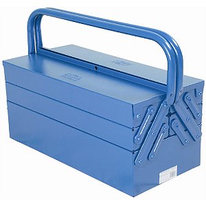 Caixa Ferramentas 5 Gavetas 40x20x21cm Azul Fercar
