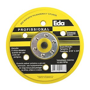 Disco de Borracha P/lixac/ Velcro Eda