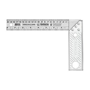 Esquadro Cabo Aluminio 14" Ramada