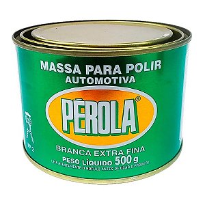 Massa Polir 500g Branca N2 Perola